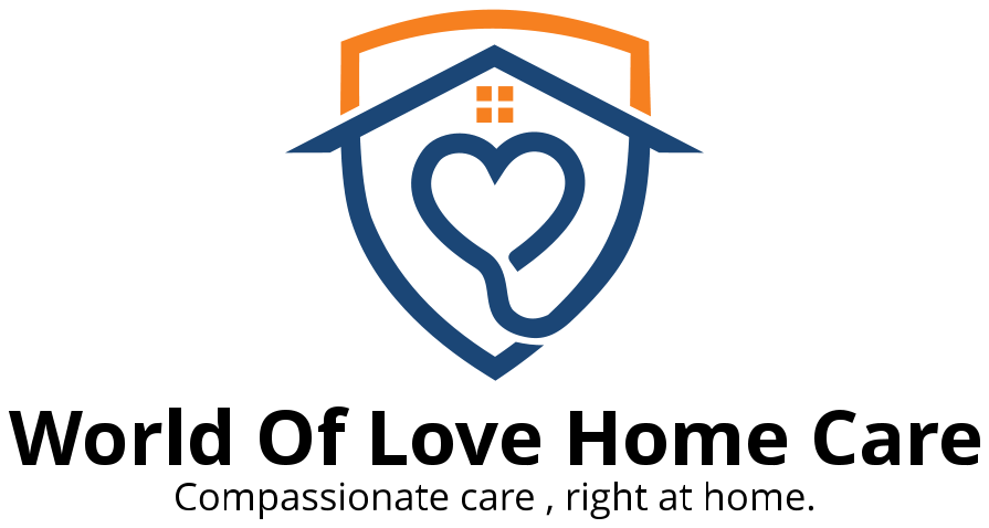 World of Love Home Care logo